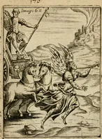 An illustration from Vincentii Chartarii Rhegiensis Imagines deorum, qui ab antiquis colebantur : unâ cum earum declaratione & historia in qua simulacra, ritus, caeremoniae magnaque ex parte veterum religio explicatur ... : hinc inde (1687)