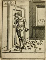 Picture 77 of 101 from Vincentii Chartarii Rhegiensis Imagines deorum, qui ab antiquis colebantur : unâ cum earum declaratione & historia in qua simulacra, ritus, caeremoniae magnaque ex parte veterum religio explicatur ... : hinc inde (1687), leaf 386