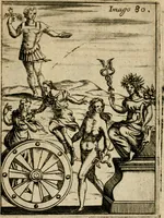 An illustration from Vincentii Chartarii Rhegiensis Imagines deorum, qui ab antiquis colebantur : unâ cum earum declaratione & historia in qua simulacra, ritus, caeremoniae magnaque ex parte veterum religio explicatur ... : hinc inde (1687)