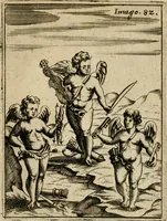 An illustration from Vincentii Chartarii Rhegiensis Imagines deorum, qui ab antiquis colebantur : unâ cum earum declaratione & historia in qua simulacra, ritus, caeremoniae magnaque ex parte veterum religio explicatur ... : hinc inde (1687)