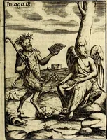 Picture 23 of 93 from Vincentii Chartarii Rhegiensis Imagines deorum : qui ab antiquis colebantur, unâ cum earum declaratione & historia in qua simulacra, ritus, cæremoniæ magnaque ex parte veterum religio explicatur, opus non solum antiquitatis amatoribus, sed & liberalium artium cultoribus, imò & concionatoribus valde utile & proficuum, hinc inde (1687), leaf 104