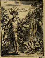 An illustration from Vincentii Chartarii Rhegiensis Imagines deorum : qui ab antiquis colebantur, unâ cum earum declaratione & historia in qua simulacra, ritus, cæremoniæ magnaque ex parte veterum religio explicatur, opus non solum antiquitatis amatoribus, sed & liberalium artium cultoribus, imò & concionatoribus valde utile & proficuum, hinc inde (1687)