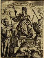 Picture 35 of 93 from Vincentii Chartarii Rhegiensis Imagines deorum : qui ab antiquis colebantur, unâ cum earum declaratione & historia in qua simulacra, ritus, cæremoniæ magnaque ex parte veterum religio explicatur, opus non solum antiquitatis amatoribus, sed & liberalium artium cultoribus, imò & concionatoribus valde utile & proficuum, hinc inde (1687), leaf 154