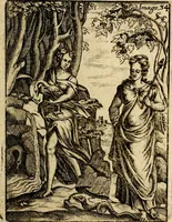 Picture 39 of 93 from Vincentii Chartarii Rhegiensis Imagines deorum : qui ab antiquis colebantur, unâ cum earum declaratione & historia in qua simulacra, ritus, cæremoniæ magnaque ex parte veterum religio explicatur, opus non solum antiquitatis amatoribus, sed & liberalium artium cultoribus, imò & concionatoribus valde utile & proficuum, hinc inde (1687), leaf 174