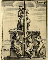 Picture 50 of 93 from Vincentii Chartarii Rhegiensis Imagines deorum : qui ab antiquis colebantur, unâ cum earum declaratione & historia in qua simulacra, ritus, cæremoniæ magnaque ex parte veterum religio explicatur, opus non solum antiquitatis amatoribus, sed & liberalium artium cultoribus, imò & concionatoribus valde utile & proficuum, hinc inde (1687), leaf 217