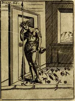 Picture 70 of 93 from Vincentii Chartarii Rhegiensis Imagines deorum : qui ab antiquis colebantur, unâ cum earum declaratione & historia in qua simulacra, ritus, cæremoniæ magnaque ex parte veterum religio explicatur, opus non solum antiquitatis amatoribus, sed & liberalium artium cultoribus, imò & concionatoribus valde utile & proficuum, hinc inde (1687), leaf 296