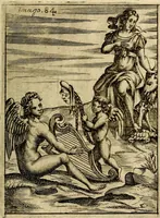 An illustration from Vincentii Chartarii Rhegiensis Imagines deorum : qui ab antiquis colebantur, unâ cum earum declaratione & historia in qua simulacra, ritus, cæremoniæ magnaque ex parte veterum religio explicatur, opus non solum antiquitatis amatoribus, sed & liberalium artium cultoribus, imò & concionatoribus valde utile & proficuum, hinc inde (1687)