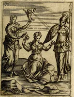 Picture 89 of 93 from Vincentii Chartarii Rhegiensis Imagines deorum : qui ab antiquis colebantur, unâ cum earum declaratione & historia in qua simulacra, ritus, cæremoniæ magnaque ex parte veterum religio explicatur, opus non solum antiquitatis amatoribus, sed & liberalium artium cultoribus, imò & concionatoribus valde utile & proficuum, hinc inde (1687), leaf 372