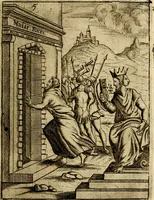 Picture 9 of 93 from Vincentii Chartarii Rhegiensis Imagines deorum : qui ab antiquis colebantur, unâ cum earum declaratione & historia in qua simulacra, ritus, cæremoniæ magnaque ex parte veterum religio explicatur, opus non solum antiquitatis amatoribus, sed & liberalium artium cultoribus, imò & concionatoribus valde utile & proficuum, hinc inde (1687), leaf 44