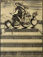 Picture 16 of 93 from Vincentii Chartarii Rhegiensis Imagines deorum : qui ab antiquis colebantur, unâ cum earum declaratione & historia in qua simulacra, ritus, cæremoniæ magnaque ex parte veterum religio explicatur, opus non solum antiquitatis amatoribus, sed & liberalium artium cultoribus, imò & concionatoribus valde utile & proficuum, hinc inde (1687), leaf 67