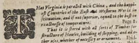 An illustration from Virginia: more especially the south part thereof, richly and truly valued: : viz. The fertile Carolana, and no lesse excellent Isle of Roanoak, of latitude from 31. to 37. degr. relating the meanes of raysing infinite profits to the adventurers and planters. (1650)
