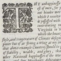 An illustration from Virginia: more especially the south part thereof, richly and truly valued: : viz. The fertile Carolana, and no lesse excellent Isle of Roanoak, of latitude from 31. to 37. degr. relating the meanes of raysing infinite profits to the adventurers and planters. (1650)