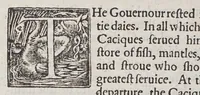 An illustration from Virginia richly valued, by the description of the maine land of Florida, her next neighbour: out of the foure yeeres continuall trauell and discouerie ... of don Ferdinando de Soto ... (1609)