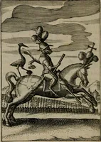 An illustration from Viridarium hieroglyphico-morale : in quo virtutes et vitia, atque mores huius aeui secundum tres ordines hierarchicos, ecclesiasticum, politicum, oeconomicum, per definitiones, distributiones, causas, adfectiones, adiuncta, effecta &c. piè, prudenter, dextrè ac variè explicantur, & non tantum dictis, & exemplis historiarum veterum ac recentium, ex sacris scripturis, sanctis patribus, seu Dd. ecclesiae, poetis, philosophis, historicis cum Christianorum tum gentilium, sed etiam artificiosissimis eiconibus hieroglyphicis illustrantur : opusculum novum ac rarum, cuius vsum atq[ue] vtilitatem praefixa praefatio docebit (1619)
