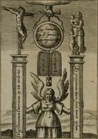 An illustration from Viridarium hieroglyphico-morale : in quo virtutes et vitia, atque mores huius aeui secundum tres ordines hierarchicos, ecclesiasticum, politicum, oeconomicum, per definitiones, distributiones, causas, adfectiones, adiuncta, effecta &c. piè, prudenter, dextrè ac variè explicantur, & non tantum dictis, & exemplis historiarum veterum ac recentium, ex sacris scripturis, sanctis patribus, seu Dd. ecclesiae, poetis, philosophis, historicis cum Christianorum tum gentilium, sed etiam artificiosissimis eiconibus hieroglyphicis illustrantur : opusculum novum ac rarum, cuius vsum atq[ue] vtilitatem praefixa praefatio docebit (1619)