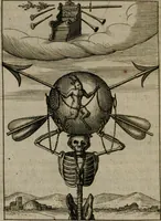 An illustration from Viridarium hieroglyphico-morale : in quo virtutes et vitia, atque mores huius aeui secundum tres ordines hierarchicos, ecclesiasticum, politicum, oeconomicum, per definitiones, distributiones, causas, adfectiones, adiuncta, effecta &c. piè, prudenter, dextrè ac variè explicantur, & non tantum dictis, & exemplis historiarum veterum ac recentium, ex sacris scripturis, sanctis patribus, seu Dd. ecclesiae, poetis, philosophis, historicis cum Christianorum tum gentilium, sed etiam artificiosissimis eiconibus hieroglyphicis illustrantur : opusculum novum ac rarum, cuius vsum atq[ue] vtilitatem praefixa praefatio docebit (1619)