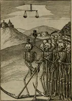 An illustration from Viridarium hieroglyphico-morale : in quo virtutes et vitia, atque mores huius aeui secundum tres ordines hierarchicos, ecclesiasticum, politicum, oeconomicum, per definitiones, distributiones, causas, adfectiones, adiuncta, effecta &c. piè, prudenter, dextrè ac variè explicantur, & non tantum dictis, & exemplis historiarum veterum ac recentium, ex sacris scripturis, sanctis patribus, seu Dd. ecclesiae, poetis, philosophis, historicis cum Christianorum tum gentilium, sed etiam artificiosissimis eiconibus hieroglyphicis illustrantur : opusculum novum ac rarum, cuius vsum atq[ue] vtilitatem praefixa praefatio docebit (1619)