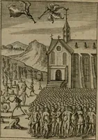 An illustration from Viridarium hieroglyphico-morale : in quo virtutes et vitia, atque mores huius aeui secundum tres ordines hierarchicos, ecclesiasticum, politicum, oeconomicum, per definitiones, distributiones, causas, adfectiones, adiuncta, effecta &c. piè, prudenter, dextrè ac variè explicantur, & non tantum dictis, & exemplis historiarum veterum ac recentium, ex sacris scripturis, sanctis patribus, seu Dd. ecclesiae, poetis, philosophis, historicis cum Christianorum tum gentilium, sed etiam artificiosissimis eiconibus hieroglyphicis illustrantur : opusculum novum ac rarum, cuius vsum atq[ue] vtilitatem praefixa praefatio docebit (1619)