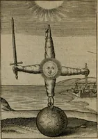 An illustration from Viridarium hieroglyphico-morale : in quo virtutes et vitia, atque mores huius aeui secundum tres ordines hierarchicos, ecclesiasticum, politicum, oeconomicum, per definitiones, distributiones, causas, adfectiones, adiuncta, effecta &c. piè, prudenter, dextrè ac variè explicantur, & non tantum dictis, & exemplis historiarum veterum ac recentium, ex sacris scripturis, sanctis patribus, seu Dd. ecclesiae, poetis, philosophis, historicis cum Christianorum tum gentilium, sed etiam artificiosissimis eiconibus hieroglyphicis illustrantur : opusculum novum ac rarum, cuius vsum atq[ue] vtilitatem praefixa praefatio docebit (1619)