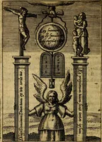 An illustration from Viridarium hieroglyphico-morale. In quo ... mores huius aevi ... explicantur, & non tantum dictis, & exemplis historiarum veterum ac recentium, ex sacris scripturis, sanctis Patribus, seu Dd. ecclesiae, poetis, philosophis, historicis cum Christianorum tum gentilium, sed etiam artificiosissimis eiconibus hieroglyphicis illustrantur (1619)