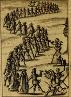 An illustration from Viridarium hieroglyphico-morale. In quo ... mores huius aevi ... explicantur, & non tantum dictis, & exemplis historiarum veterum ac recentium, ex sacris scripturis, sanctis Patribus, seu Dd. ecclesiae, poetis, philosophis, historicis cum Christianorum tum gentilium, sed etiam artificiosissimis eiconibus hieroglyphicis illustrantur (1619)