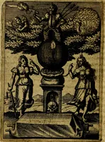 An illustration from Viridarium hieroglyphico-morale. In quo ... mores huius aevi ... explicantur, & non tantum dictis, & exemplis historiarum veterum ac recentium, ex sacris scripturis, sanctis Patribus, seu Dd. ecclesiae, poetis, philosophis, historicis cum Christianorum tum gentilium, sed etiam artificiosissimis eiconibus hieroglyphicis illustrantur (1619)