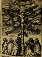 An illustration from Viridarium hieroglyphico-morale. In quo ... mores huius aevi ... explicantur, & non tantum dictis, & exemplis historiarum veterum ac recentium, ex sacris scripturis, sanctis Patribus, seu Dd. ecclesiae, poetis, philosophis, historicis cum Christianorum tum gentilium, sed etiam artificiosissimis eiconibus hieroglyphicis illustrantur (1619)