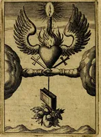 Picture 13 of 90 from Viridarium hieroglyphico-morale. In quo ... mores huius aevi ... explicantur, & non tantum dictis, & exemplis historiarum veterum ac recentium, ex sacris scripturis, sanctis Patribus, seu Dd. ecclesiae, poetis, philosophis, historicis cum Christianorum tum gentilium, sed etiam artificiosissimis eiconibus hieroglyphicis illustrantur (1619), leaf 33