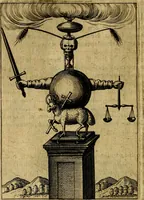 An illustration from Viridarium hieroglyphico-morale. In quo ... mores huius aevi ... explicantur, & non tantum dictis, & exemplis historiarum veterum ac recentium, ex sacris scripturis, sanctis Patribus, seu Dd. ecclesiae, poetis, philosophis, historicis cum Christianorum tum gentilium, sed etiam artificiosissimis eiconibus hieroglyphicis illustrantur (1619)