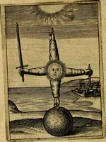 An illustration from Viridarium hieroglyphico-morale. In quo ... mores huius aevi ... explicantur, & non tantum dictis, & exemplis historiarum veterum ac recentium, ex sacris scripturis, sanctis Patribus, seu Dd. ecclesiae, poetis, philosophis, historicis cum Christianorum tum gentilium, sed etiam artificiosissimis eiconibus hieroglyphicis illustrantur (1619)