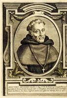 An illustration from Virorum illustrium ex ordine eremitarum D. Augustini elogia : cum singulorum expressis ad vivum iconibus. (1636)