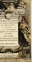Picture 2 of 34 from Virorum illustrium ex ordine eremitarum D. Augustini elogia : cum singulorum expressis ad vivum iconibus. (1636), leaf 3