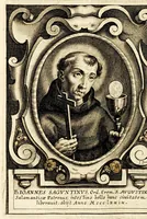 An illustration from Virorum illustrium ex ordine eremitarum D. Augustini elogia : cum singulorum expressis ad vivum iconibus. (1636)