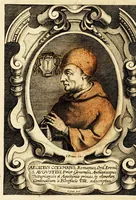 An illustration from Virorum illustrium ex ordine eremitarum D. Augustini elogia : cum singulorum expressis ad vivum iconibus. (1636)