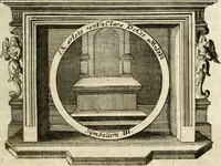 Picture 33 of 119 from VIrtVosIVs pantheon, Deo & sanCtIs ereCtVM, id est, Sermones panegyrici de praecipuis sacrorum ordinum fundatoribus, patriarchis, aliisque terrarum patronis, ad normam & formam Psalmo-graphi, Psal. 148.v.I : LaVDate IpsVM In eXCeLsIs : insertis nonnullis festis de B.M.V. de circumcisione Domini &c. & duodecim signis praedestinationis, quorum singula singulis mensibus praefiguntur cum symbolis chrono-graphicis, & figuris = Das ist, Lob-Predigen von denen fürnehmsten heil. Ordens-Stifftern, Patriarchen, und andern heiligen Lands-Patronen : dann auch auff etwelchen Mariae-Festtägen, und von denen 12. Zeichen der göttlichen Gnaden-Wahl, deren jedes jedem Monat vorgesetzt wird : pars [I-III] (1723), leaf 208
