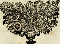 An illustration from VIrtVosIVs pantheon, Deo & sanCtIs ereCtVM, id est, Sermones panegyrici de praecipuis sacrorum ordinum fundatoribus, patriarchis, aliisque terrarum patronis, ad normam & formam Psalmo-graphi, Psal. 148.v.I : LaVDate IpsVM In eXCeLsIs : insertis nonnullis festis de B.M.V. de circumcisione Domini &c. & duodecim signis praedestinationis, quorum singula singulis mensibus praefiguntur cum symbolis chrono-graphicis, & figuris = Das ist, Lob-Predigen von denen fürnehmsten heil. Ordens-Stifftern, Patriarchen, und andern heiligen Lands-Patronen : dann auch auff etwelchen Mariae-Festtägen, und von denen 12. Zeichen der göttlichen Gnaden-Wahl, deren jedes jedem Monat vorgesetzt wird : pars [I-III] (1723)