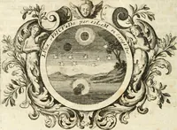 An illustration from VIrtVosIVs pantheon, Deo & sanCtIs ereCtVM, id est, Sermones panegyrici de praecipuis sacrorum ordinum fundatoribus, patriarchis, aliisque terrarum patronis, ad normam & formam Psalmo-graphi, Psal. 148.v.I : LaVDate IpsVM In eXCeLsIs : insertis nonnullis festis de B.M.V. de circumcisione Domini &c. & duodecim signis praedestinationis, quorum singula singulis mensibus praefiguntur cum symbolis chrono-graphicis, & figuris = Das ist, Lob-Predigen von denen fürnehmsten heil. Ordens-Stifftern, Patriarchen, und andern heiligen Lands-Patronen : dann auch auff etwelchen Mariae-Festtägen, und von denen 12. Zeichen der göttlichen Gnaden-Wahl, deren jedes jedem Monat vorgesetzt wird : pars [I-III] (1723)