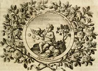 Picture 51 of 119 from VIrtVosIVs pantheon, Deo & sanCtIs ereCtVM, id est, Sermones panegyrici de praecipuis sacrorum ordinum fundatoribus, patriarchis, aliisque terrarum patronis, ad normam & formam Psalmo-graphi, Psal. 148.v.I : LaVDate IpsVM In eXCeLsIs : insertis nonnullis festis de B.M.V. de circumcisione Domini &c. & duodecim signis praedestinationis, quorum singula singulis mensibus praefiguntur cum symbolis chrono-graphicis, & figuris = Das ist, Lob-Predigen von denen fürnehmsten heil. Ordens-Stifftern, Patriarchen, und andern heiligen Lands-Patronen : dann auch auff etwelchen Mariae-Festtägen, und von denen 12. Zeichen der göttlichen Gnaden-Wahl, deren jedes jedem Monat vorgesetzt wird : pars [I-III] (1723), leaf 334