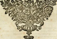 An illustration from VIrtVosIVs pantheon, Deo & sanCtIs ereCtVM, id est, Sermones panegyrici de praecipuis sacrorum ordinum fundatoribus, patriarchis, aliisque terrarum patronis, ad normam & formam Psalmo-graphi, Psal. 148.v.I : LaVDate IpsVM In eXCeLsIs : insertis nonnullis festis de B.M.V. de circumcisione Domini &c. & duodecim signis praedestinationis, quorum singula singulis mensibus praefiguntur cum symbolis chrono-graphicis, & figuris = Das ist, Lob-Predigen von denen fürnehmsten heil. Ordens-Stifftern, Patriarchen, und andern heiligen Lands-Patronen : dann auch auff etwelchen Mariae-Festtägen, und von denen 12. Zeichen der göttlichen Gnaden-Wahl, deren jedes jedem Monat vorgesetzt wird : pars [I-III] (1723)