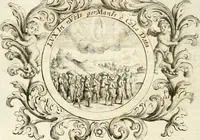 Picture 62 of 119 from VIrtVosIVs pantheon, Deo & sanCtIs ereCtVM, id est, Sermones panegyrici de praecipuis sacrorum ordinum fundatoribus, patriarchis, aliisque terrarum patronis, ad normam & formam Psalmo-graphi, Psal. 148.v.I : LaVDate IpsVM In eXCeLsIs : insertis nonnullis festis de B.M.V. de circumcisione Domini &c. & duodecim signis praedestinationis, quorum singula singulis mensibus praefiguntur cum symbolis chrono-graphicis, & figuris = Das ist, Lob-Predigen von denen fürnehmsten heil. Ordens-Stifftern, Patriarchen, und andern heiligen Lands-Patronen : dann auch auff etwelchen Mariae-Festtägen, und von denen 12. Zeichen der göttlichen Gnaden-Wahl, deren jedes jedem Monat vorgesetzt wird : pars [I-III] (1723), leaf 403