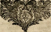 An illustration from VIrtVosIVs pantheon, Deo & sanCtIs ereCtVM, id est, Sermones panegyrici de praecipuis sacrorum ordinum fundatoribus, patriarchis, aliisque terrarum patronis, ad normam & formam Psalmo-graphi, Psal. 148.v.I : LaVDate IpsVM In eXCeLsIs : insertis nonnullis festis de B.M.V. de circumcisione Domini &c. & duodecim signis praedestinationis, quorum singula singulis mensibus praefiguntur cum symbolis chrono-graphicis, & figuris = Das ist, Lob-Predigen von denen fürnehmsten heil. Ordens-Stifftern, Patriarchen, und andern heiligen Lands-Patronen : dann auch auff etwelchen Mariae-Festtägen, und von denen 12. Zeichen der göttlichen Gnaden-Wahl, deren jedes jedem Monat vorgesetzt wird : pars [I-III] (1723)