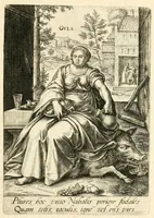 Picture 8 of 14 from Virtvtvm vitiorvmq[ve] : quibus capitalium nome inditum est, septenario numero protritorum, encomia vna cum praemijs poenis[qve] quae eorum cultores manent, exemplis testimonijsq[ue] sacrarum litterarum adumbrata, leaf 21