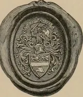 An illustration from The visitation of Cambridge made in a (1575) : continued and enlarged with the vissitation of the same county made by Henery St. George, Richmond herald, marshall and deputy to Willm. Camdem, Clarenceulx, in a 1619, with many other descents added therto (1897)
