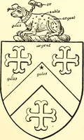 An illustration from The Visitation of the county of Rutland, begun by Fran. Burghill, Somerset, and Gregory King, Rougedragon, on Trinity vacation, 1681. Carried on and finished by Tho. May, Chester herald, and the said Rougedragon pursuivt in Hillary and Trinity vacation 1682. By virtue of several deputacons from Sr Henry St George kt., Clarenceux king of arms. Partly edited by the late W. Harry Rylands and completed by W. Bruce Bannerman (1922)