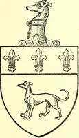 An illustration from The Visitation of the county of Rutland, begun by Fran. Burghill, Somerset, and Gregory King, Rougedragon, on Trinity vacation, 1681. Carried on and finished by Tho. May, Chester herald, and the said Rougedragon pursuivt in Hillary and Trinity vacation 1682. By virtue of several deputacons from Sr Henry St George kt., Clarenceux king of arms. Partly edited by the late W. Harry Rylands and completed by W. Bruce Bannerman (1922)