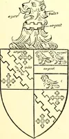 An illustration from The Visitation of the county of Rutland, begun by Fran. Burghill, Somerset, and Gregory King, Rougedragon, on Trinity vacation, 1681. Carried on and finished by Tho. May, Chester herald, and the said Rougedragon pursuivt in Hillary and Trinity vacation 1682. By virtue of several deputacons from Sr Henry St George kt., Clarenceux king of arms. Partly edited by the late W. Harry Rylands and completed by W. Bruce Bannerman (1922)