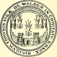 An illustration from A visitation of the county of Essex (1888)