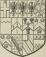 An illustration from The visitation of the county of Somerset in the year 1623 (1876)