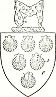 An illustration from The visitation of the county of Warwick, begun by Thomas May, Chester, and Gregory King, Rouge dragon, in Hilary vacacon, 1682. Reviewed by them in the Trinity vacacon following, and finished by Henry Dethick Richmond, and said rouge dragon pursuiv in Trinity vacation, 1683, by virtue of several deputations from Sir Henry St. George, Clarenceux king of arms (1911)