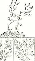 An illustration from The visitation of the county of Warwick, begun by Thomas May, Chester, and Gregory King, Rouge dragon, in Hilary vacacon, 1682. Reviewed by them in the Trinity vacacon following, and finished by Henry Dethick Richmond, and said rouge dragon pursuiv in Trinity vacation, 1683, by virtue of several deputations from Sir Henry St. George, Clarenceux king of arms (1911)